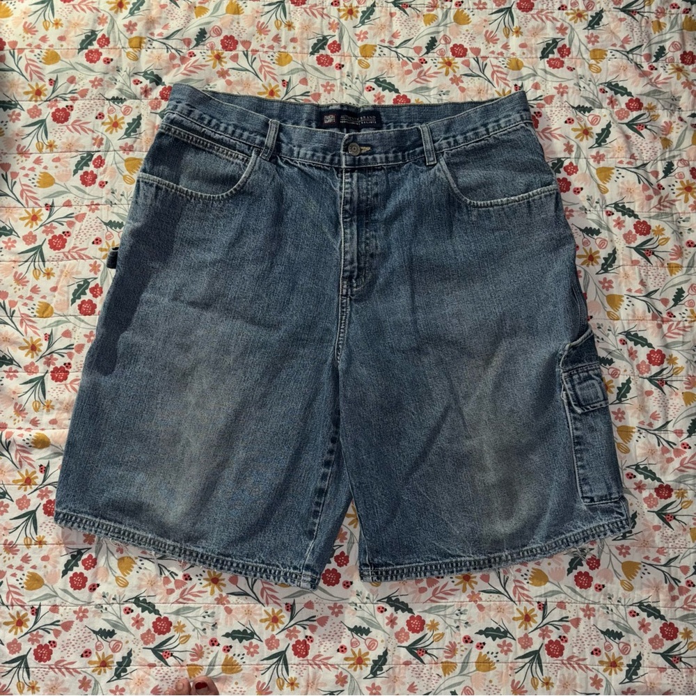 Faded Glory Blue Jean Shorts Relaxed Fit